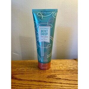Bath & body Works coconut mint drop body cream Shea butter New No Seal 8oz Rare